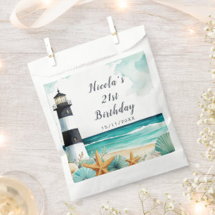 Nautical Lighthouse Birthday Favour Bags