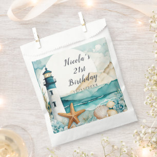 Nautical Lighthouse Birthday Favour Bags