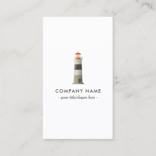 Nautical Lighthouse Business Card