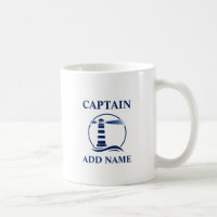 Nautical Lighthouse With Captain or Boat Name