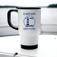 Nautical Lighthouse With Captain or Boat Name