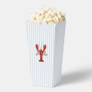 Nautical Lobster Painting Blue Stripe Preppy Favour Box