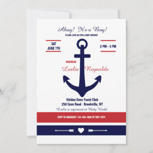 Nautical Love 2 Invitation