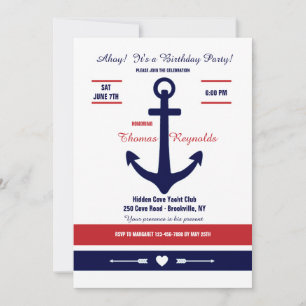 Nautical Love 2 Invitation