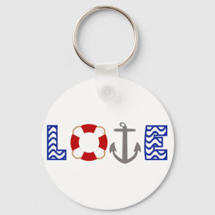 Nautical Love Key Ring