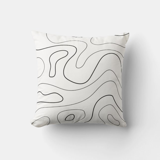 Nautical Map Pillow (Front)