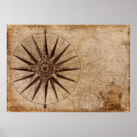 Nautical Map Poster