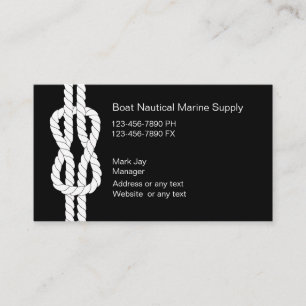Nautical Marine Supplies Business Card