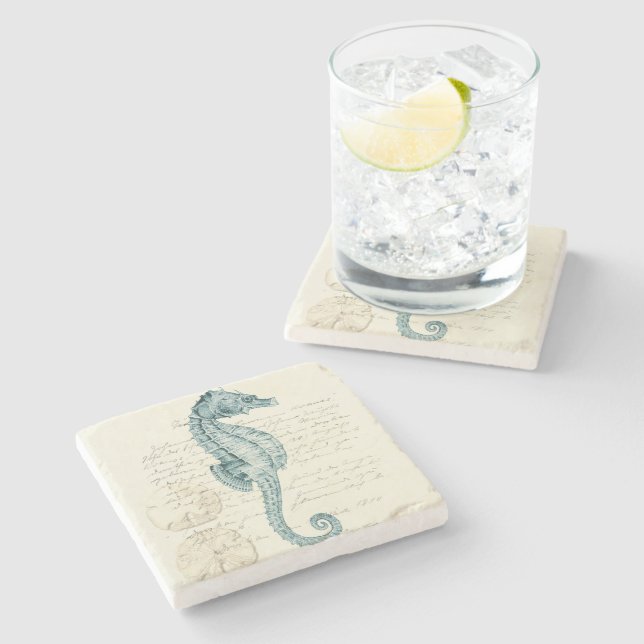 Nautical Mile Stone Coaster (Side)
