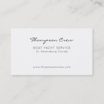Nautical Minimal Typography Sailing Crew