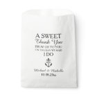 Nautical Monogram Anchor Wedding Candy Bar Buffet