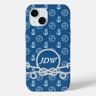 Nautical Monogram Cell Phone Case