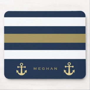 Nautical ⎥Monogram Mousepad