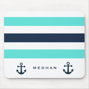 Nautical ⎥Monogram Mousepad