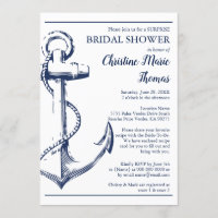 Nautical Navy Anchor Surprise Bridal Shower Recipe