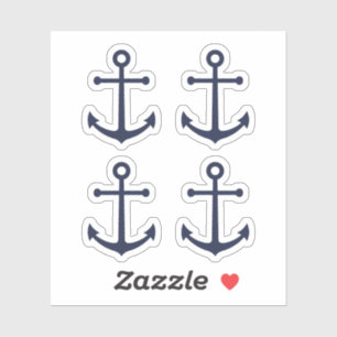 Nautical Navy Blue Anchor