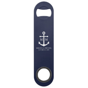 Nautical Navy Blue Anchor Wedding