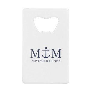 Nautical Navy Blue Anchor Wedding