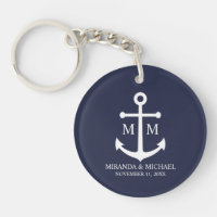 Nautical Navy Blue Anchor Wedding