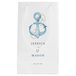 Nautical Navy Hotel Wedding Gift Bag
