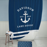 Nautical Navy Lake House Anchor Family