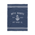 Nautical Navy Rustic Anchor | Custom Boat Name