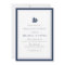 Nautical Navy & White Rehearsal Dinner Invitation