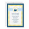 Nautical Navy Yellow Whale Baby Boy Shower