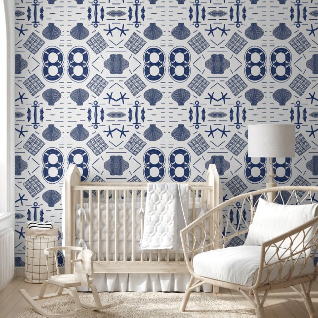 Nautical Nursery  Wallpaper (Kids)