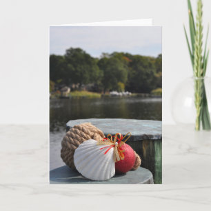 Nautical Ornament on the Pier Card