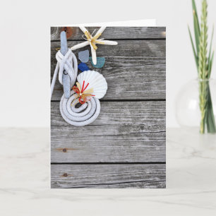 Nautical Ornament on the Pier Card