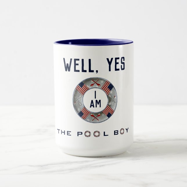 Nautical Paddle Ring Mug (Center)