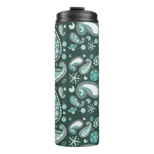 Nautical Paisley Thermal Tumbler