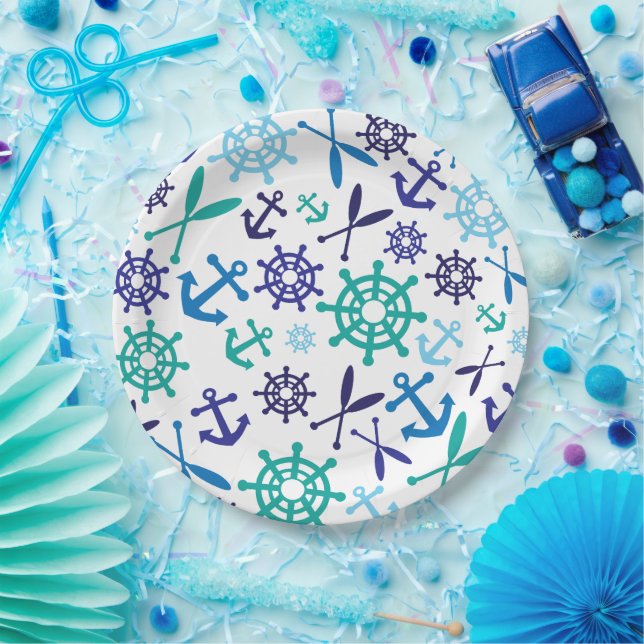 Nautical Paper Plate (Party)