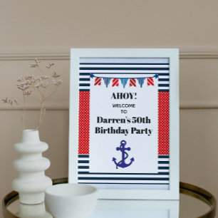 Nautical Party Sign