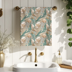 Nautical Pastel Towel Light Brown Beach Style