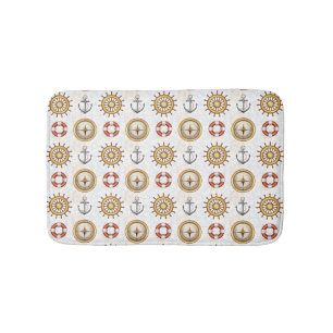 Nautical Pattern bath mats