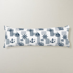 Nautical pattern body cushion