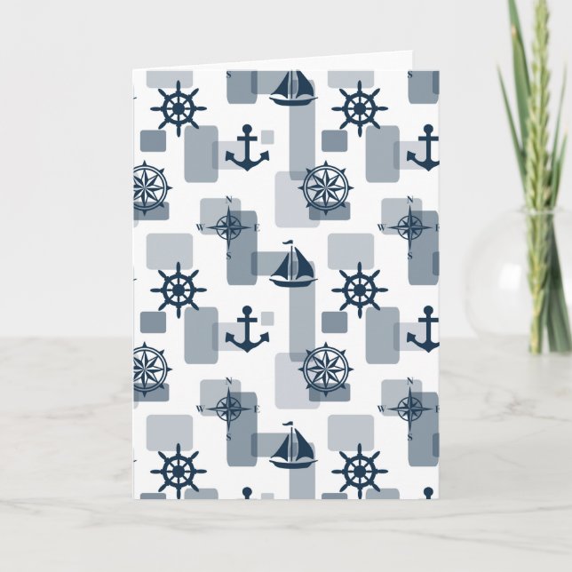 Nautical pattern card (Front)