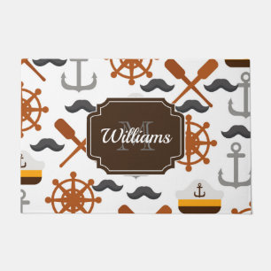 Nautical Pattern Doormat