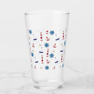 Nautical Pattern Glass
