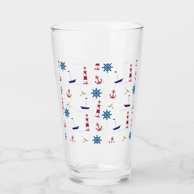 Nautical Pattern Glass (Front)
