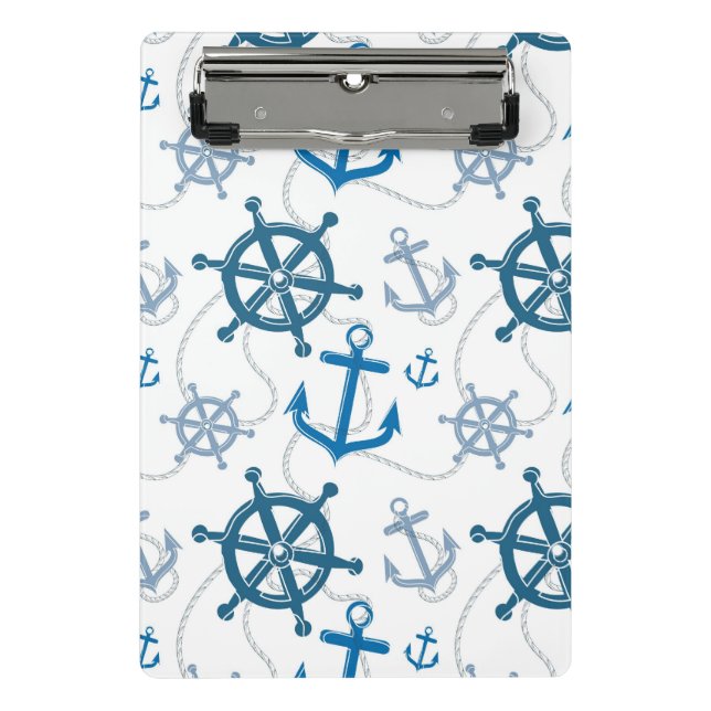 Nautical pattern mini clipboard (Front)