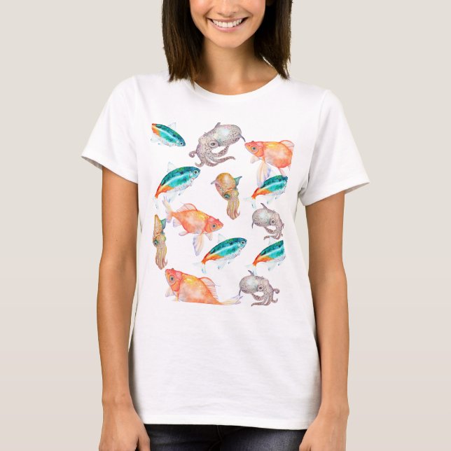 Nautical pattern T-Shirt (Front)