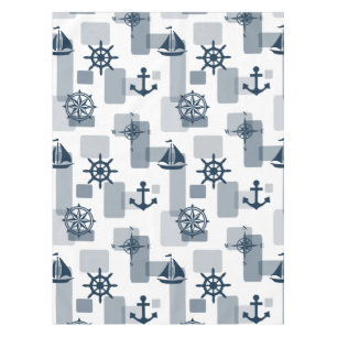 Nautical pattern tablecloth