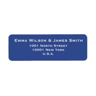 Nautical Personalised Return Address Labels