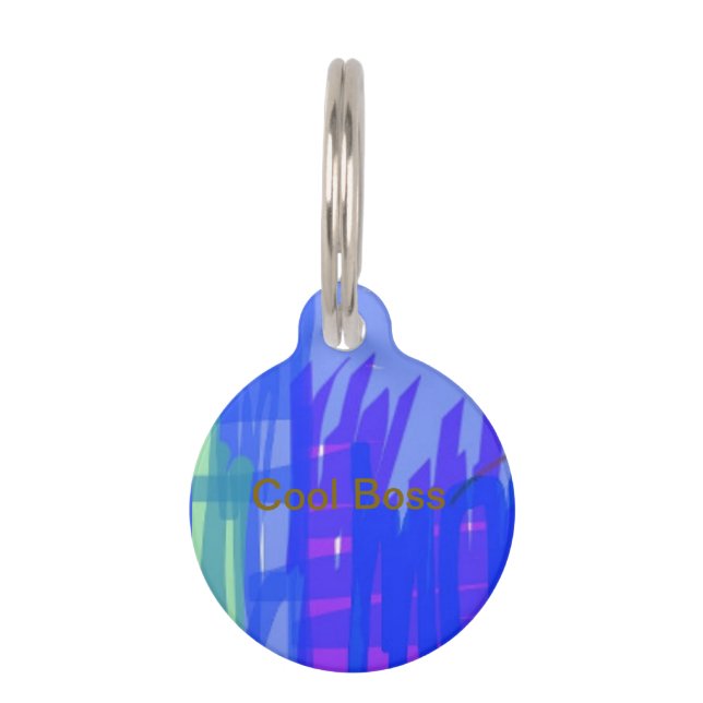 Nautical   pet tag (Front)