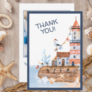 Nautical Photo Thank You Card