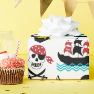 Nautical Pirate Wrapping Paper