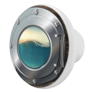 Nautical Porthole Ceramic Knobs